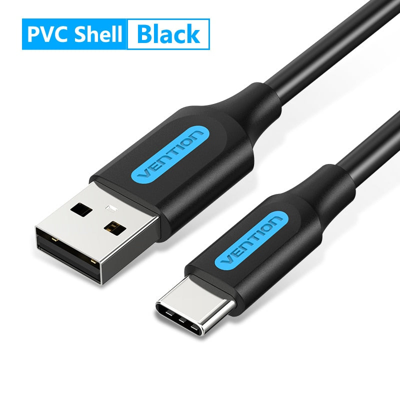 USB Type C Cable 3A Fast Charging Wire Mobile Phone USB C Cable Charger Data Cord