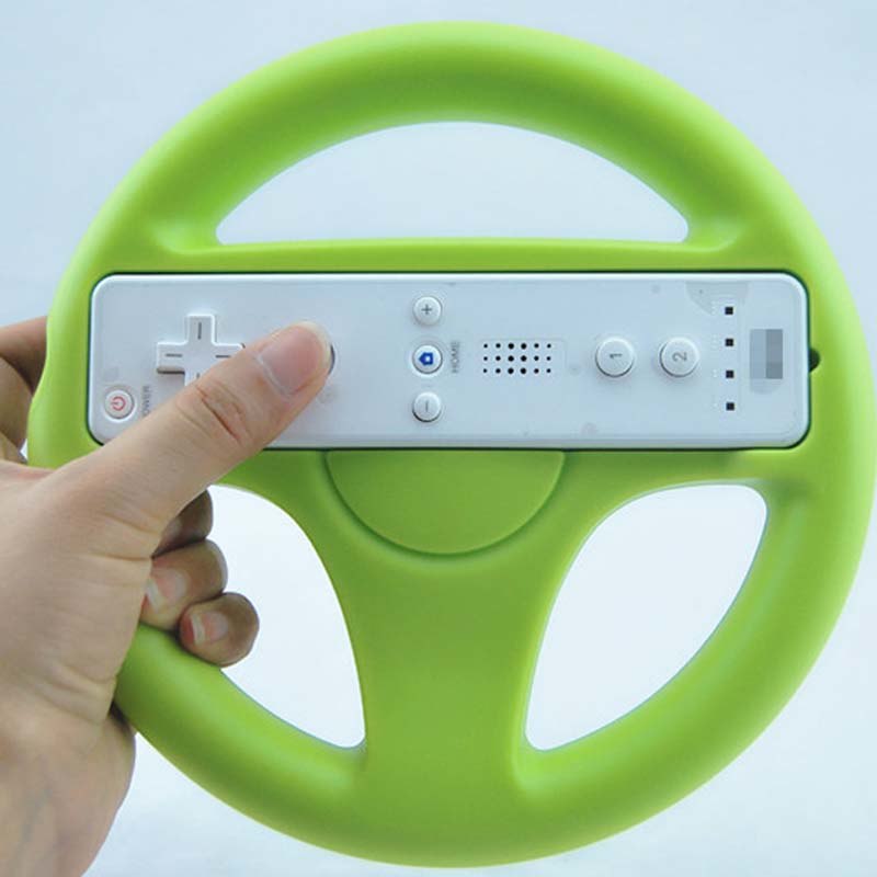 ViGRAND 6 color 1pcs Mulit-colors Mario Kart Racing Wheel Games Steering Wheel for Wii Remote Game