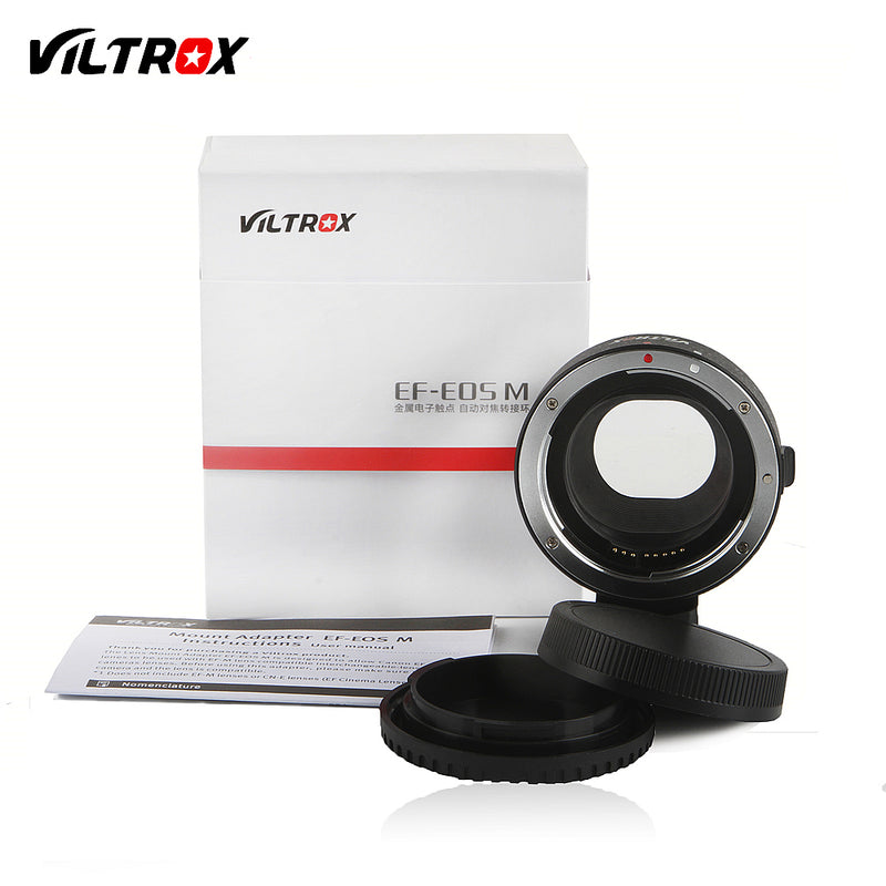 Viltrox EF-EOSM Electronic Auto Focus Lens adapter for Canon EOS EF EF-S lens to EOS M EF-M M2 M3 M5
