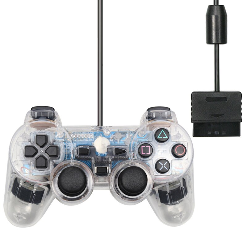 Wired Gamepad for Sony PS2 Controller for Mando PS2/PS2 Joystick for Playstation 2