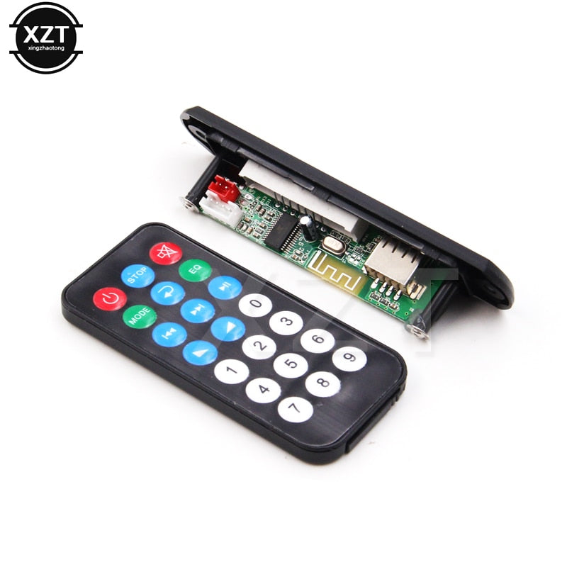 Wireless Bluetooth Audio Decoder Board Module MP3 Player LED MP3 decoder board FM AUX 12V USB TF