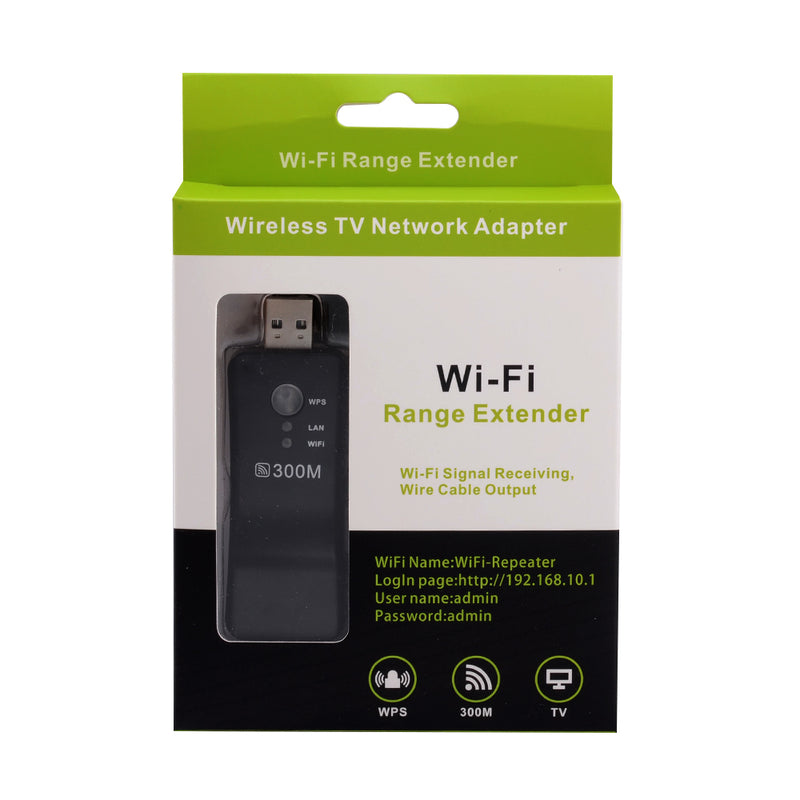Wireless USB Universal 300M Smart TV Wifi Adapter TV Sticks Ethernet Network Bridge