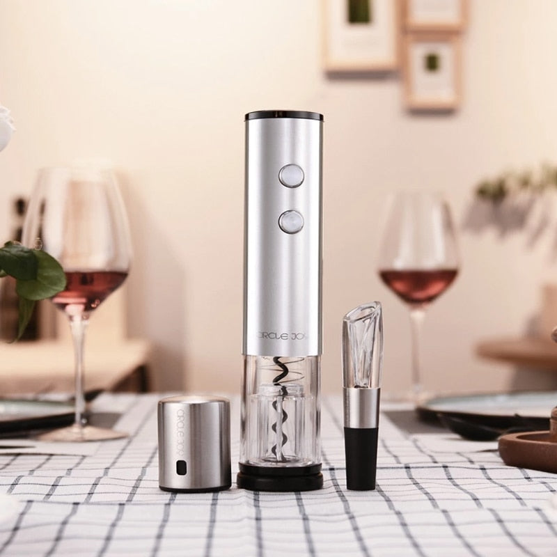 Xiaomi Mijia Circle Joy Electric Bottle Opener Stainless Steel Mini Wine Stopper Wine Decanter