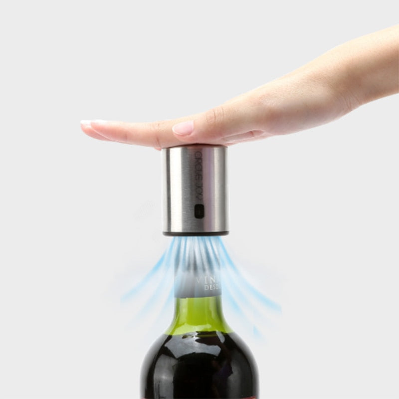 Xiaomi Mijia chain brand-Circle Joy Smart Wine Stopper Stainless Steel Vacuum Memory Wine Stopper