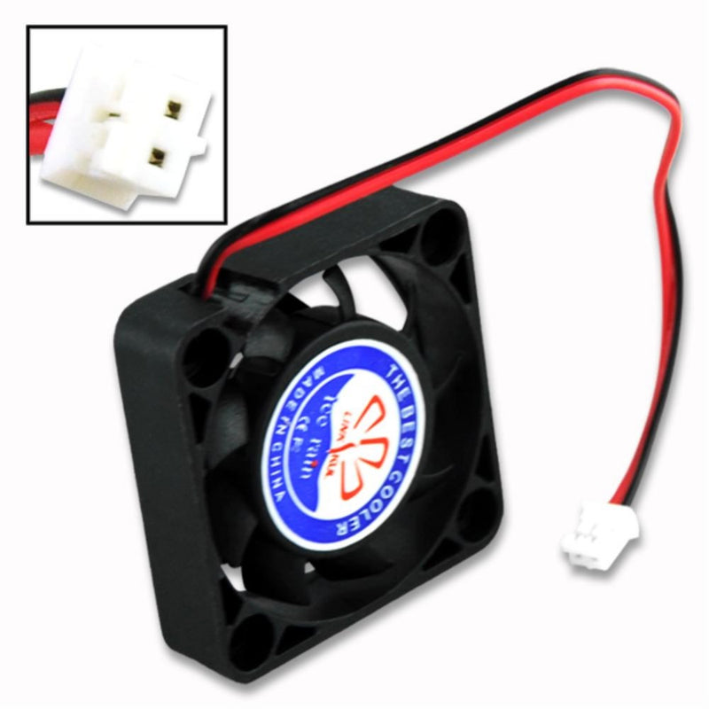 YCDC 40 x 40 x 10 mm 2 Pin Personal Computer Case Cooling Fan DC 12V 4900-6050RPM Fan Cable PC