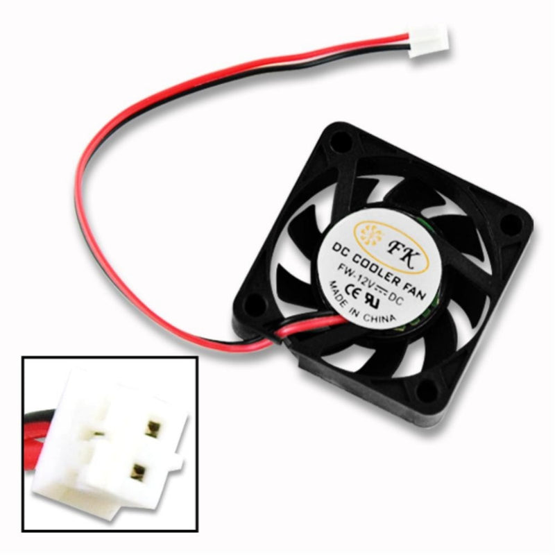 YCDC 40 x 40 x 10 mm 2 Pin Personal Computer Case Cooling Fan DC 12V 4900-6050RPM Fan Cable PC