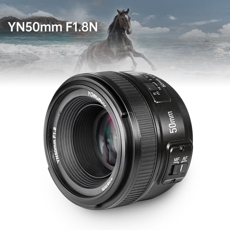 Camera Lens YN 50mm f/1.8 Nikon AF Lens YN50mm Aperture Auto Focus Large Aperture
