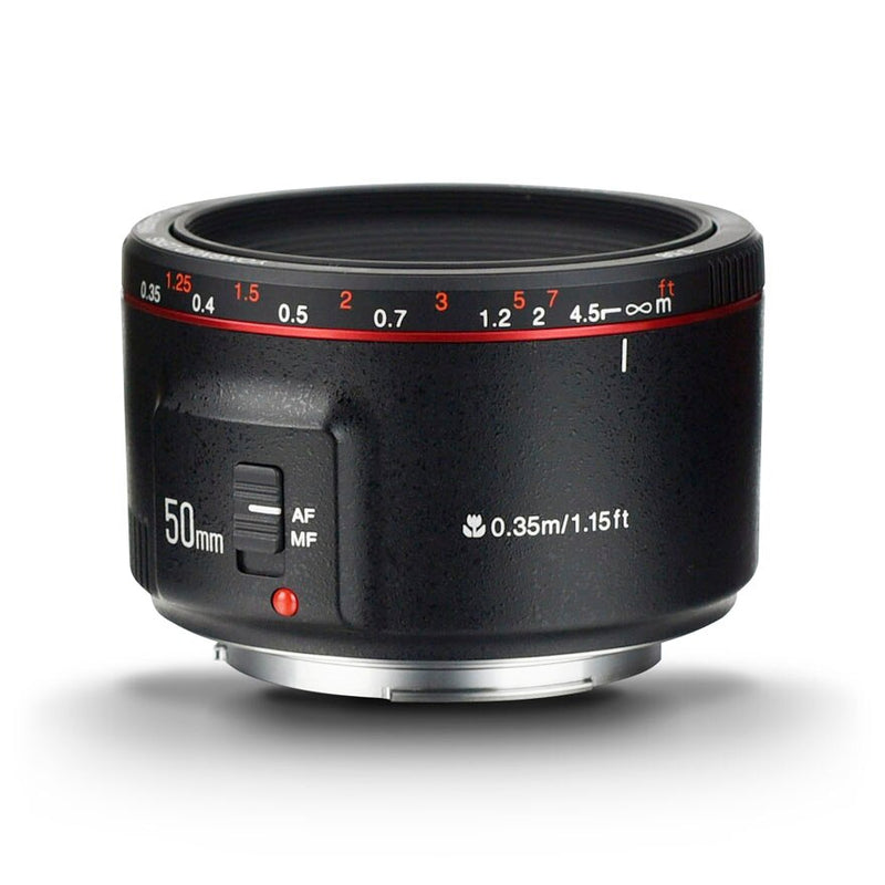 YN50mm F1.8 II Large Aperture Auto Focus Small Lens with Super Bokeh Effect for Canon EOS DSLR