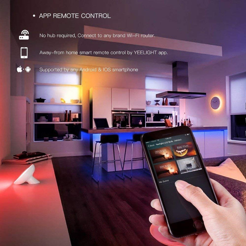 Yeelight RGB LED 2M Smart Light Strip Smart Home for Mi Home APP WiFi Works with Alexa Google Home