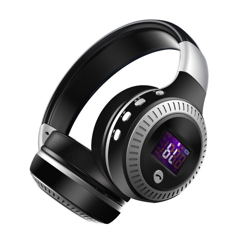 B19 Bluetooth Earphone Headphone With Fm Radio Bass Stereo Headset With Mic Wireless