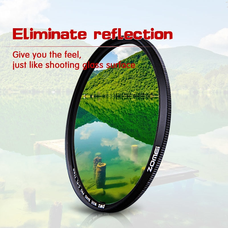 Zomei 52mm CPL Circular Polarizer Polarizing Filter for Canon Nikon Sony Camera Lens