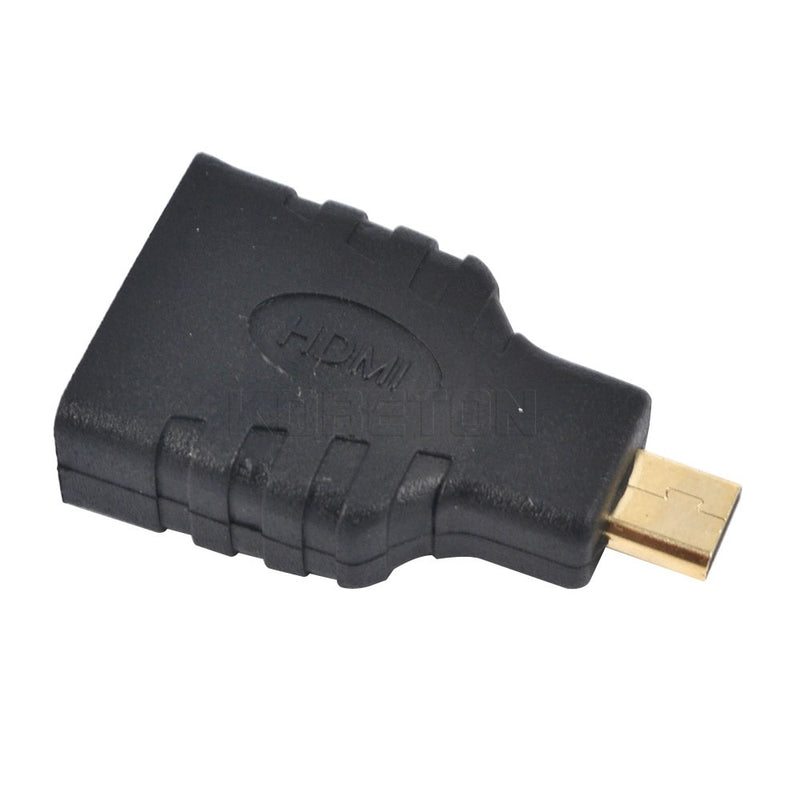 kebidu 1080P 1set HDMI to Micro HDMI + HDMI to Mini Converter Gold Plated HD Extension Adapter