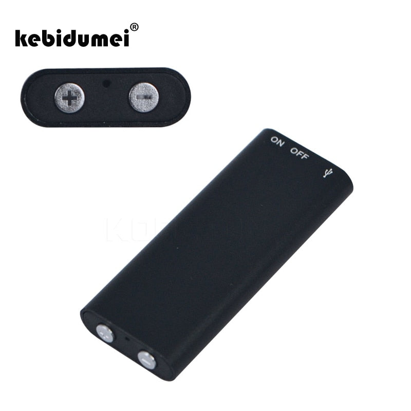 kebidumei Mini Digital Audio Voice Recorder Dictaphone 8G Stereo MP3 Music Player 3 in 1 8GB