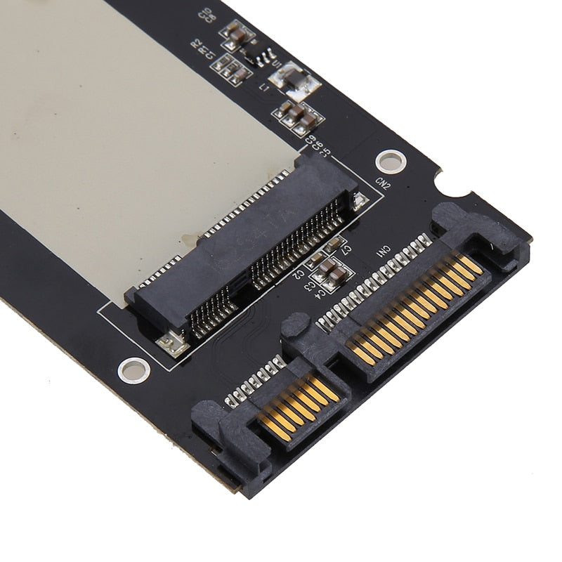 mSATA SSD to 2.5" SATA Drive Convertor Adapter Card plug and play 50mm x 30mm