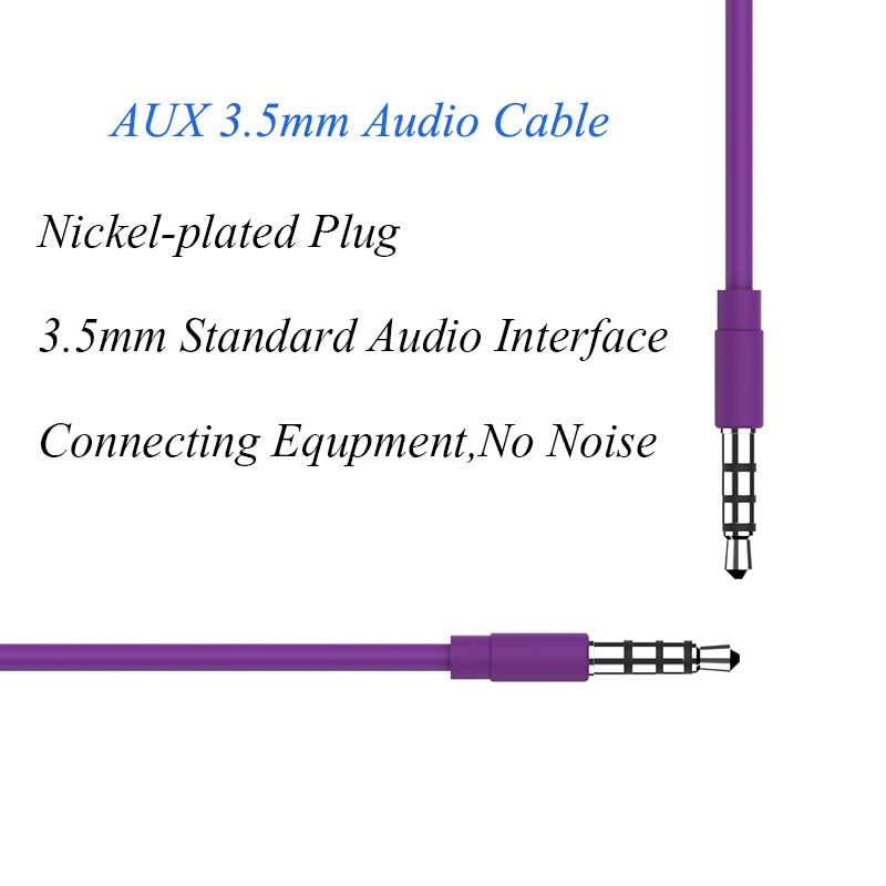 3.5mm Audio Jack 3.5mm 4 Poles Aux Cable Speaker High Quality